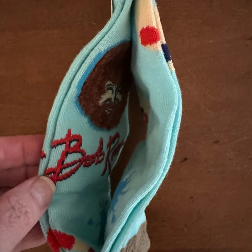 Bob Ross Joy of Painting crew socks